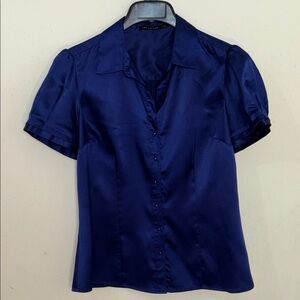 The Limited - Deep Blue Button Down Shirt